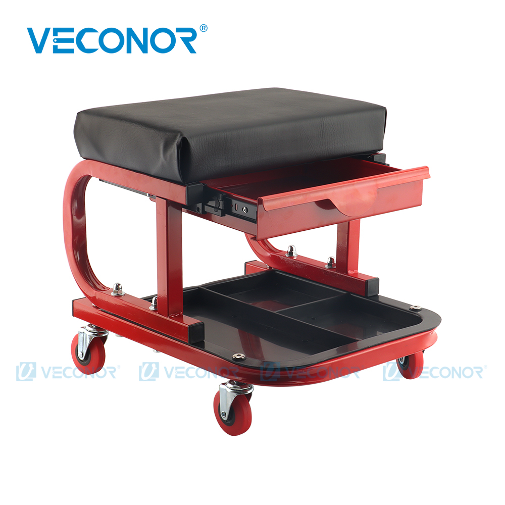 Special Workshop Tools - Asiento de garaje/tienda con ruedas, taburete