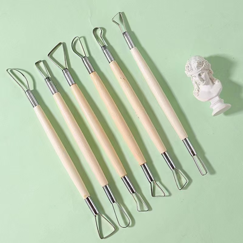 Chisel Set Wood - 6 uds mango de madera cera