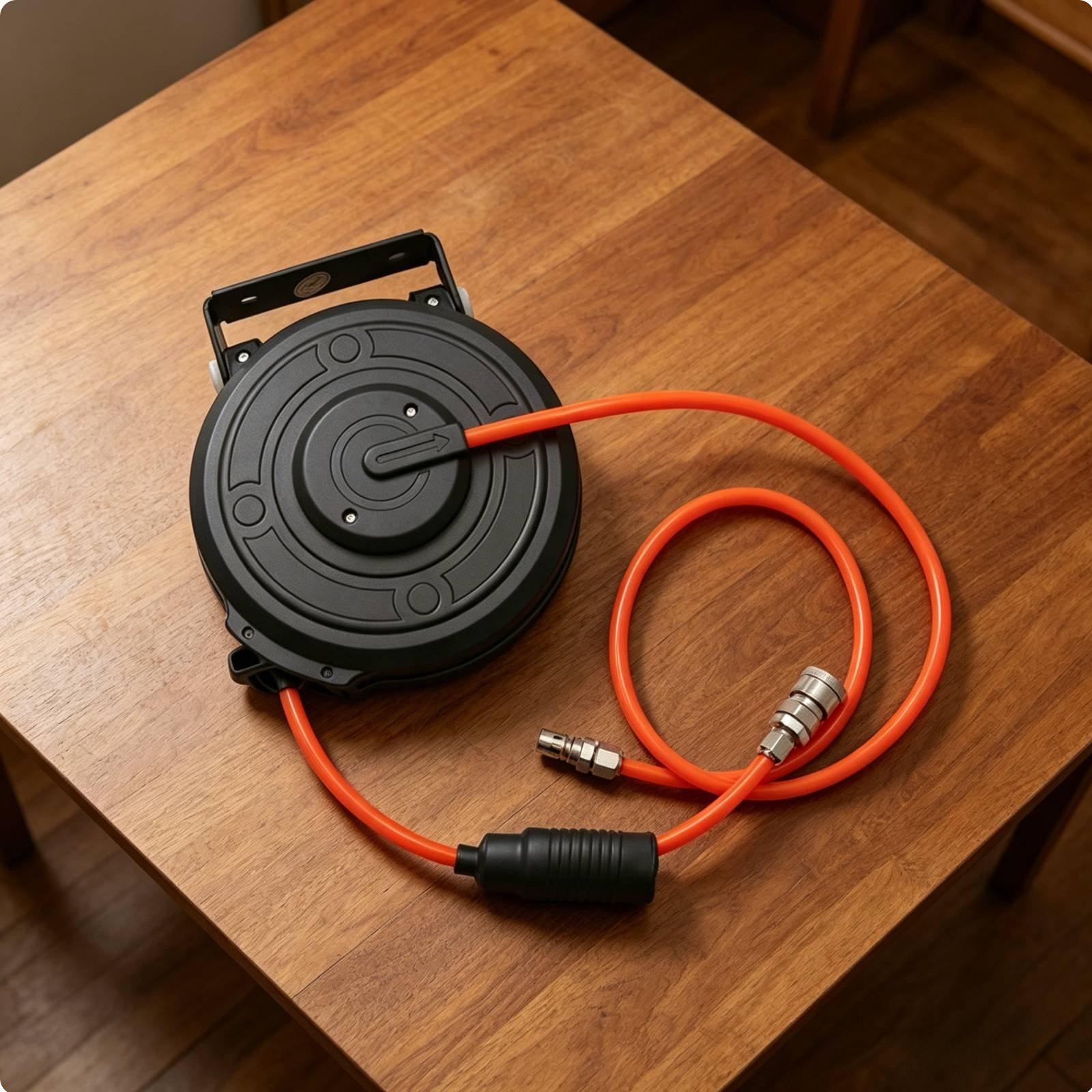 Carrete retráctil para manguer - Workshop Tools Storage reseña y precio