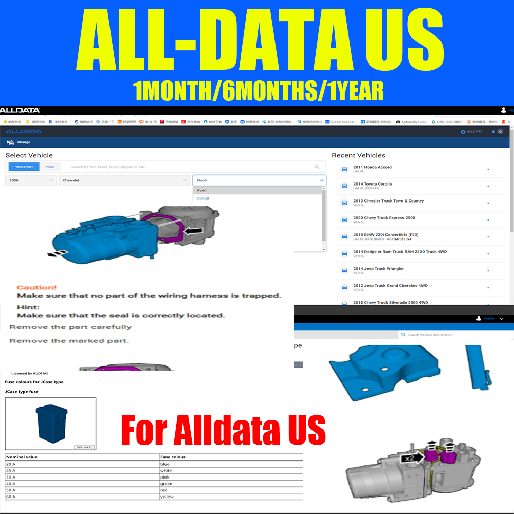 2026 Alldata US Versión Comple - Workshop Tools Car reseña y precio