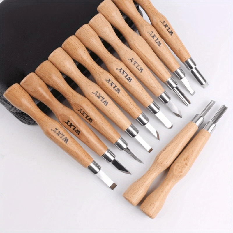 Juego de 12 cinceles y cuchill - Chisel Set Wood reseña y precio