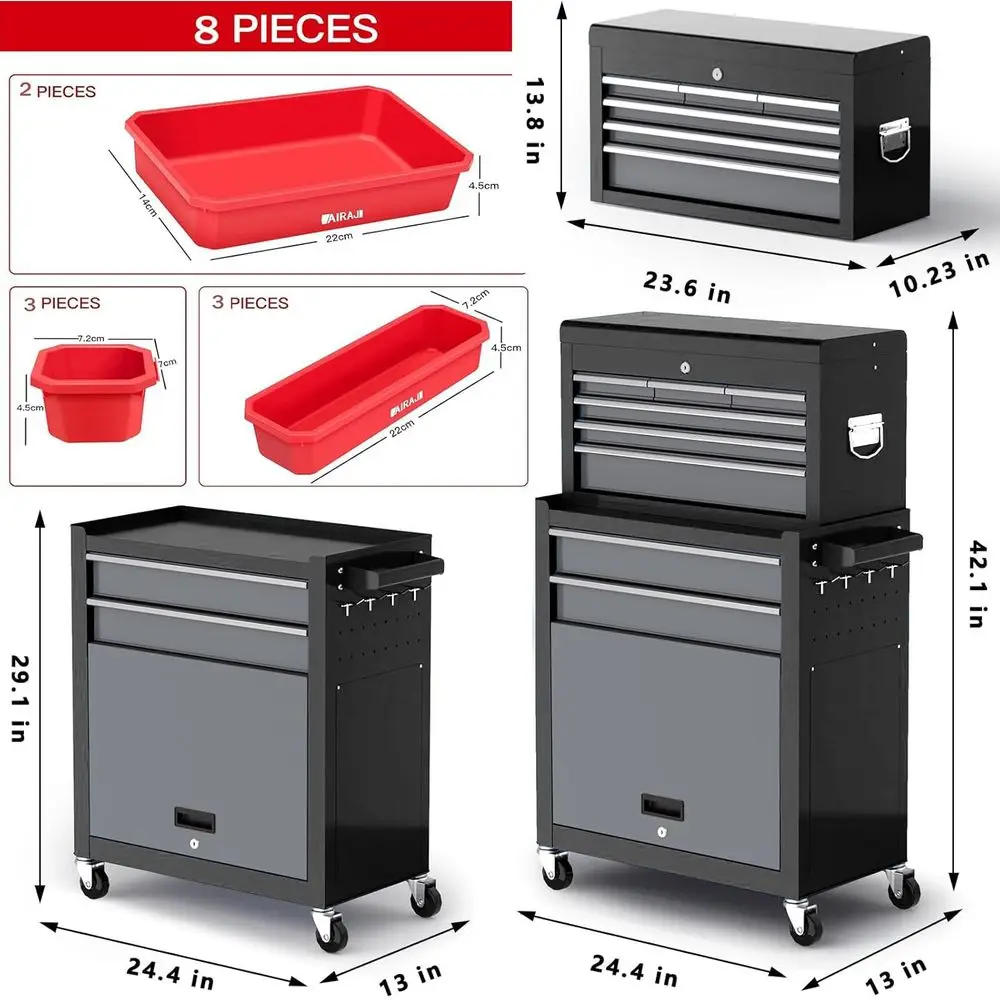 Caja de Herramientas Rodante R - Workshop Tools Storage reseña y precio