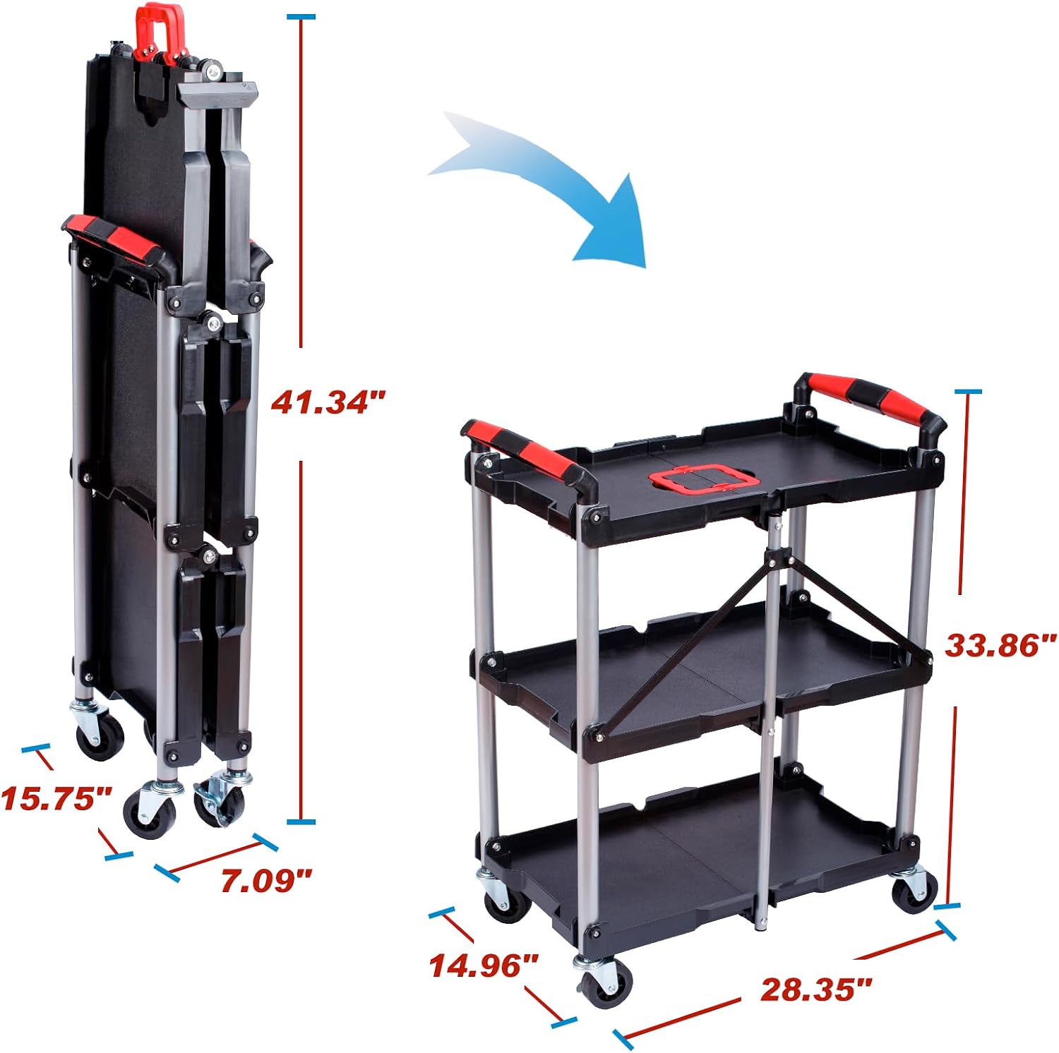 Carrito de Servicio Plegable d - Workshop Tools Storage reseña y precio